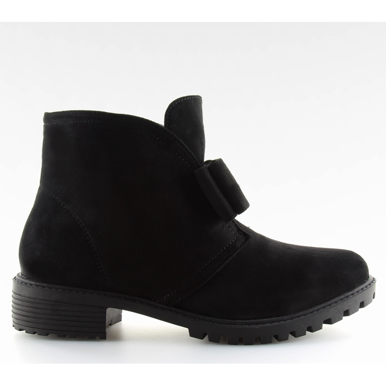 Stövlar med en båge svart AT-0625-L Svart