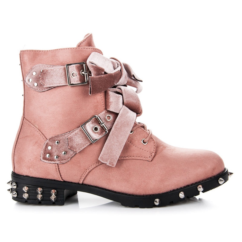 Vices Dubbväskor i mocka rosa