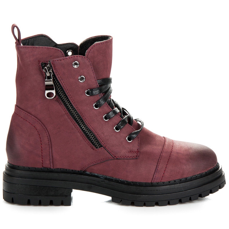 Vices Rödbruna Arbetare I Låga Klackar