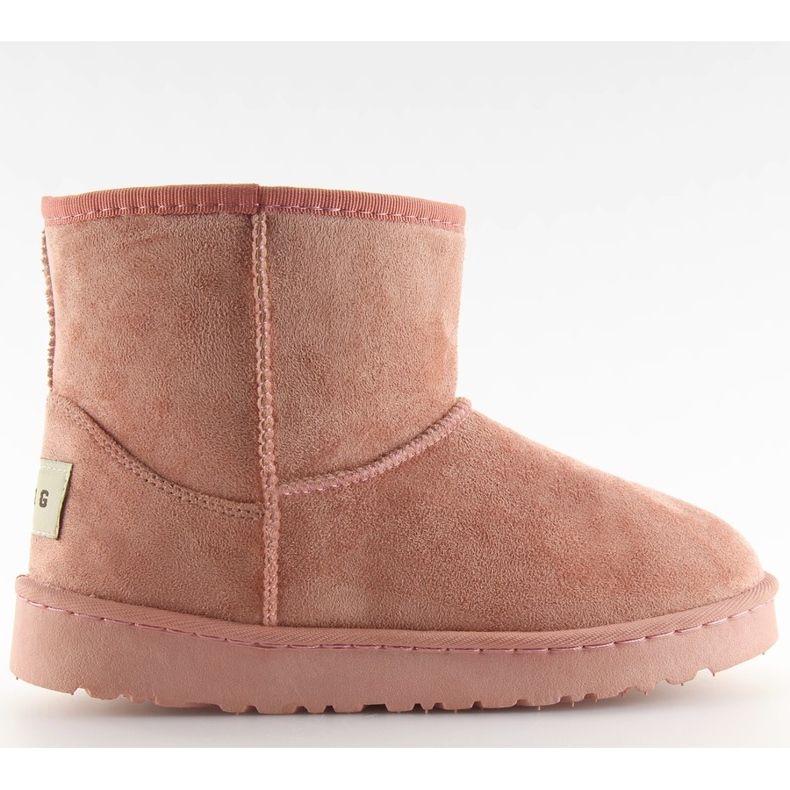 Snowboots emusy kort rosa FC226 rosa