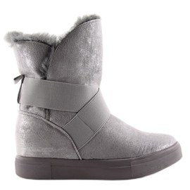 Grå snöstövlar sneakers NC108 grå