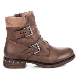 Kayla Platta klackar brun