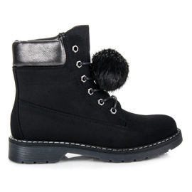 Bestelle Fångare med avtagbar pompom svart