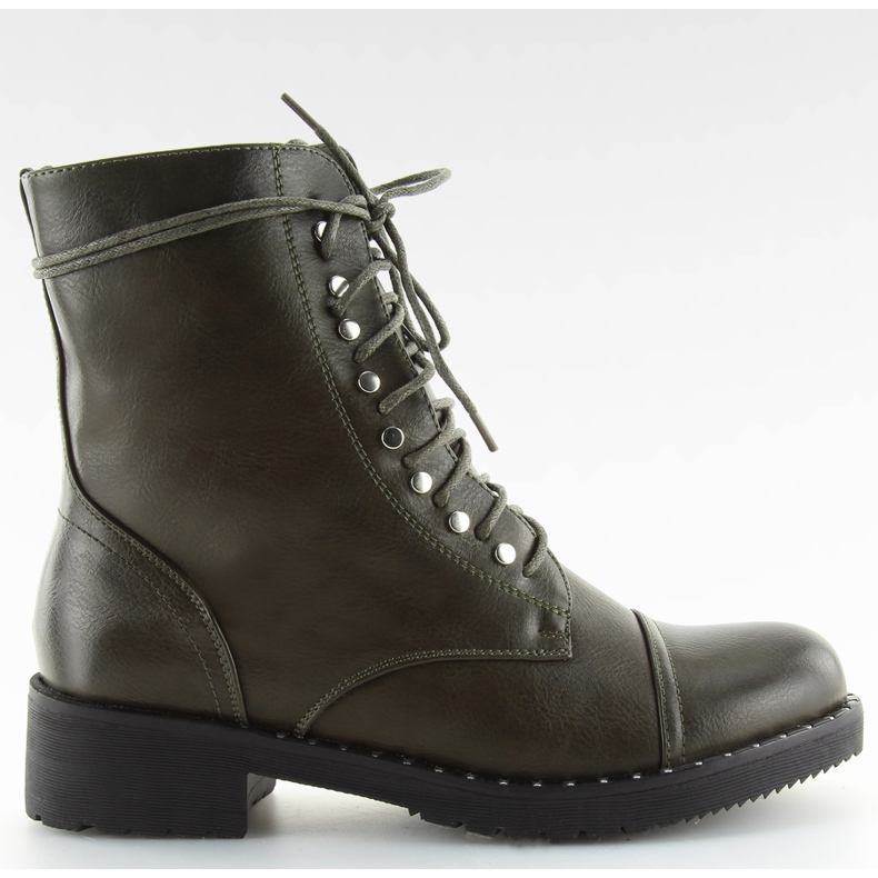 Stövlar stövlar med gröna B0-193 gröna studs