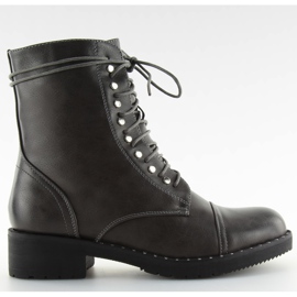 Stövlar stövlar med grå B0-193 Gråtappar