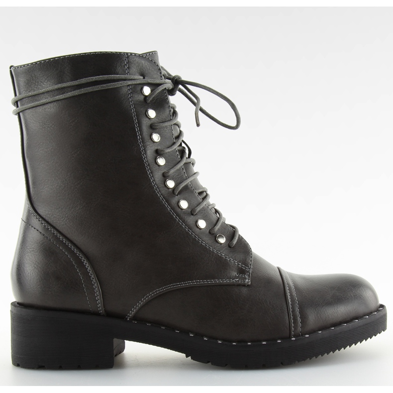 Stövlar stövlar med grå B0-193 Gråtappar