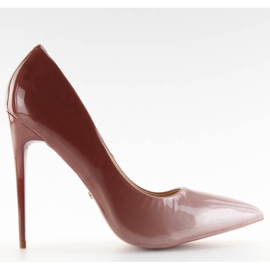 Stilettos ombre LE036P D.PINK /D.PINK brun rosa