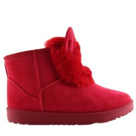 Röda emus med dumplings B198 röd