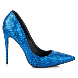 Vices Pins med ormtryck blå