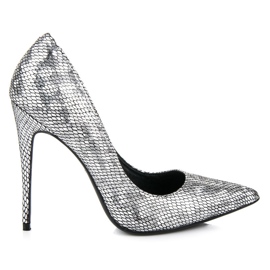 Vices Snake Print Pins grå