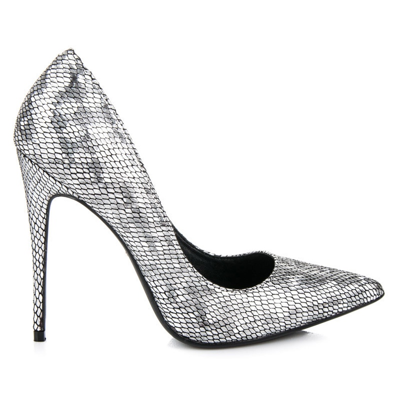 Vices Snake Print Pins grå