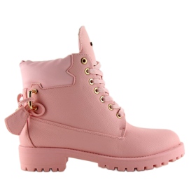 Timmerplattor med ett hänglås 1302 Rosa