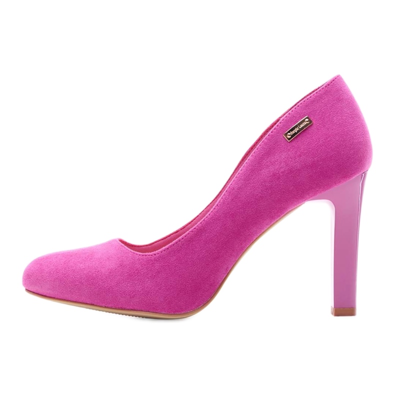 Sergio Leone Mocka pumps 1457 fuchsia rosa mångfärgad