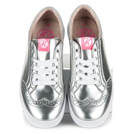 Kylie sneakers i silver grå