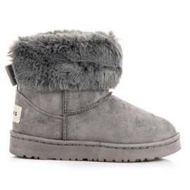 Bella Paris Snöskor Med Pilbåge grå