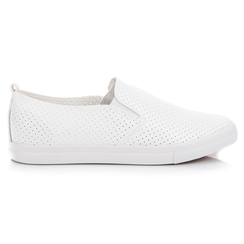 Sport Openwork Slip On Sneakers vit