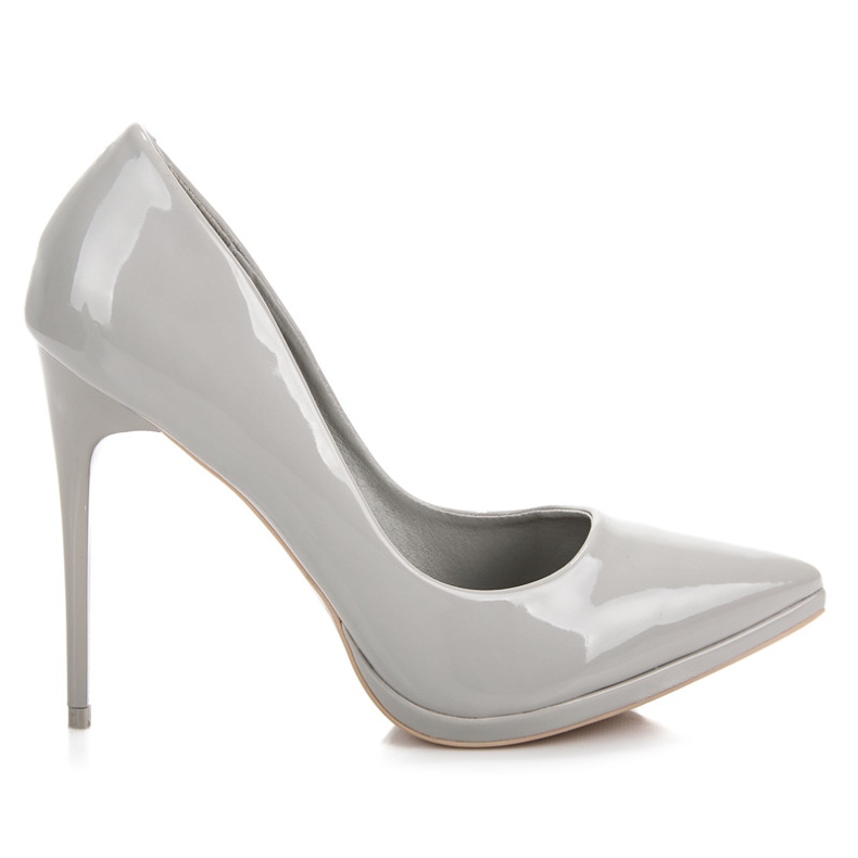 Vinceza Ljusgrå höga klackar