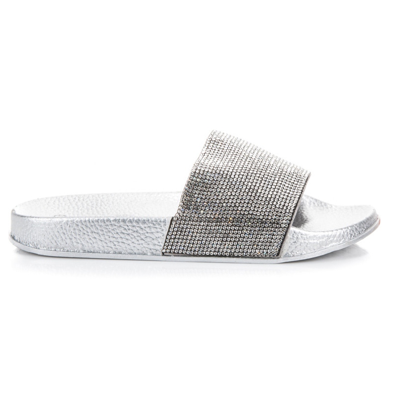 Queen Vivi Tofflor Med Kristaller grå