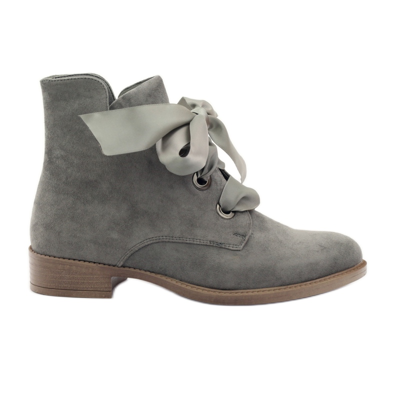 Grå Sergio Leone 300 damstövlar