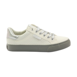 Big star sneakers AA274A053 vit silver- grå