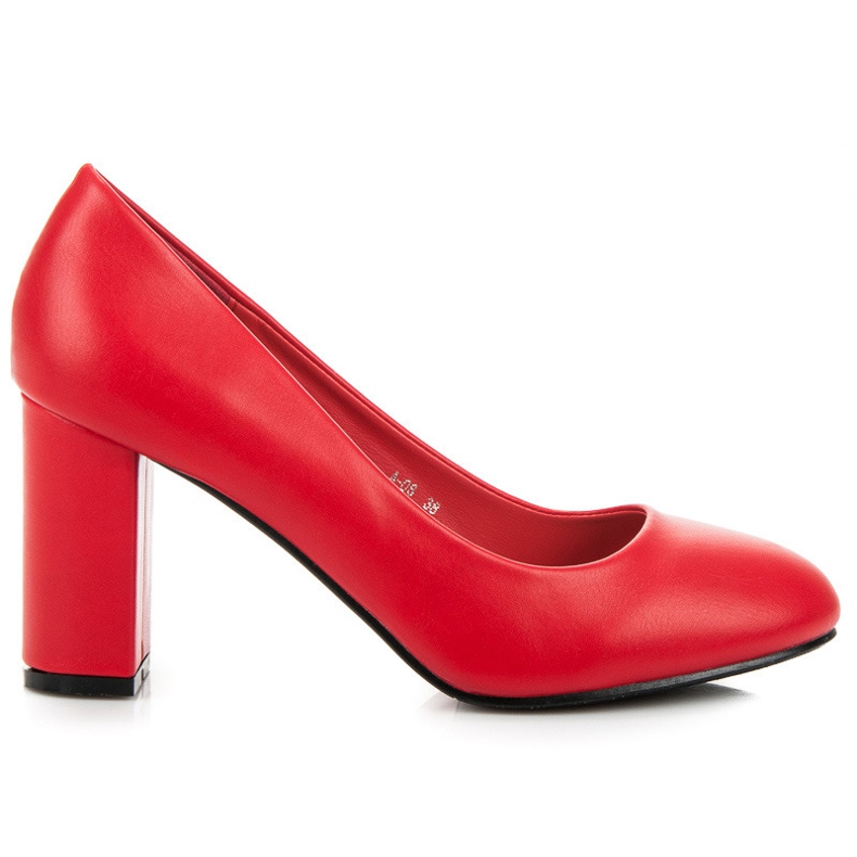 Röda pumpar på en pelare