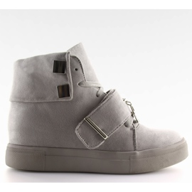 Grå sneakers för kvinnor NC158 grå