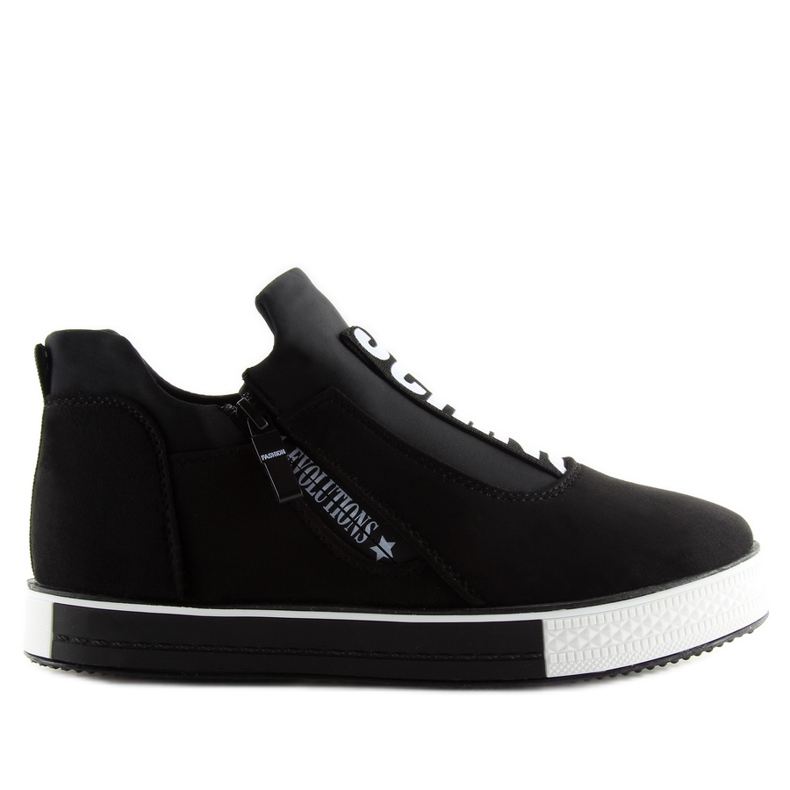Svarta wedge sneakers NB168 svarta