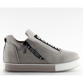 Grå Sneakers på kilen grå NB168 grå