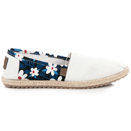 Mckeylor Espadrillos med blommor vit