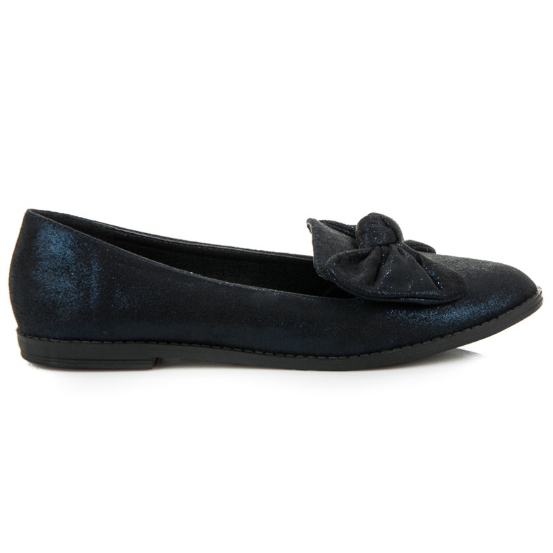 Bestelle Ballerina Med En Rosett blå