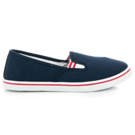 Mckeylor Marinblå slip-on sneakers