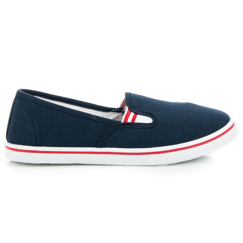 Mckeylor Marinblå slip-on sneakers