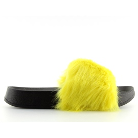 Gula pälstofflor S36 gul