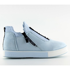 Blå NB168 blå wedge sneakers svart