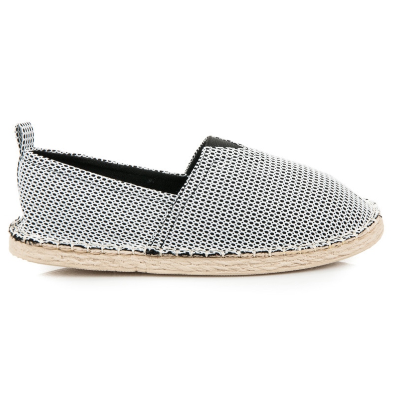 Mckeylor Slip-on espadrillor med mönster svart vit