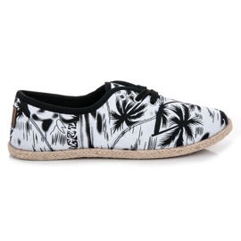 Mckeylor SVART &amp; VITA bundna sneakers