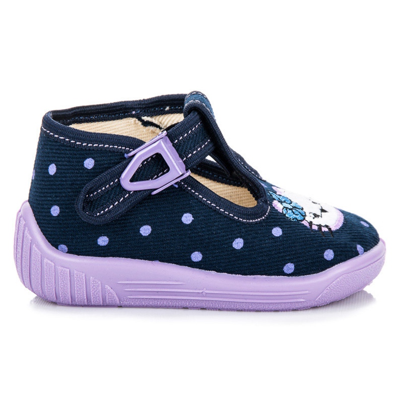 Reweks Tofflor för flickor blå violett