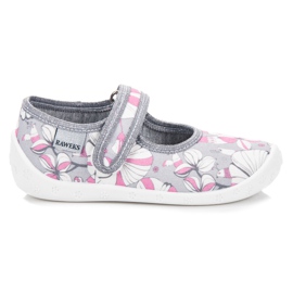 Reweks Hemgjorda skor med mönster grå