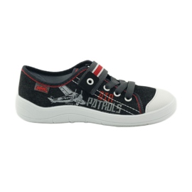 Tofflor av pojksneakers Befado 251y091 svart