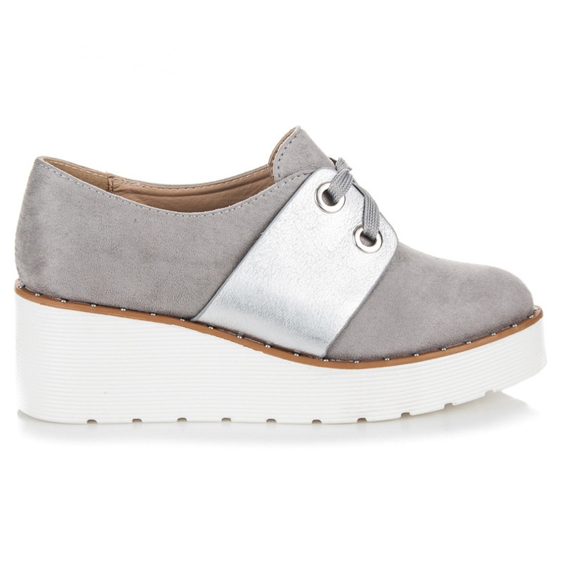 Seastar Bundna Brogues På Plattformen grå