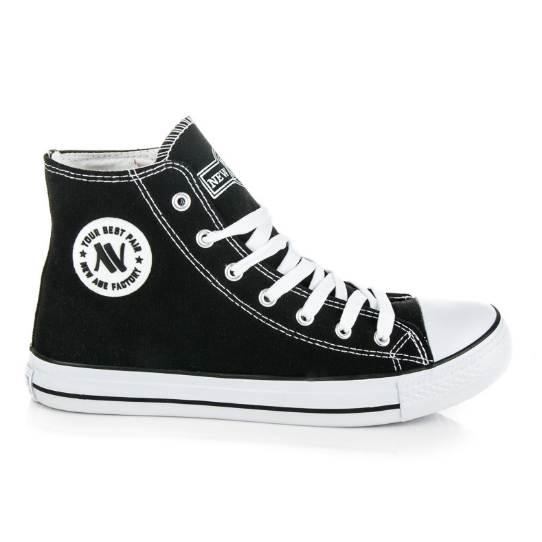 New Age Höga sneakers för män svart