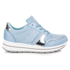 Seastar Mockaskor på plattformen blå