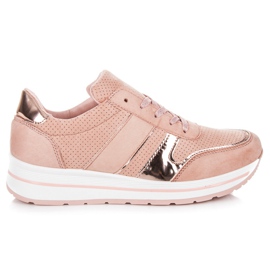 Seastar Mocka Skor På Plattformen rosa