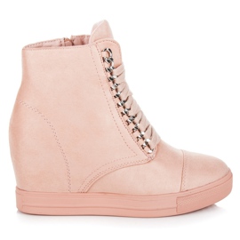 Seastar Rosa Sneakers med snörning