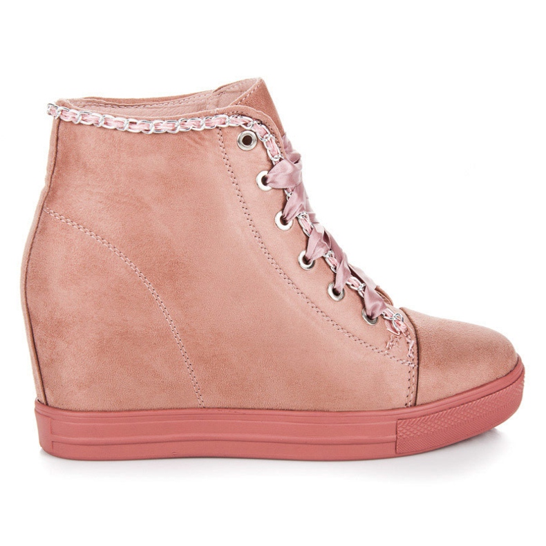 Seastar Sneakers Bundna Med Ett Band rosa