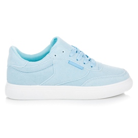 Sneakers På Plattformen blå