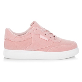 Sneakers På Plattformen rosa