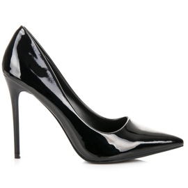 Seastar Sexiga lackade klackar svart