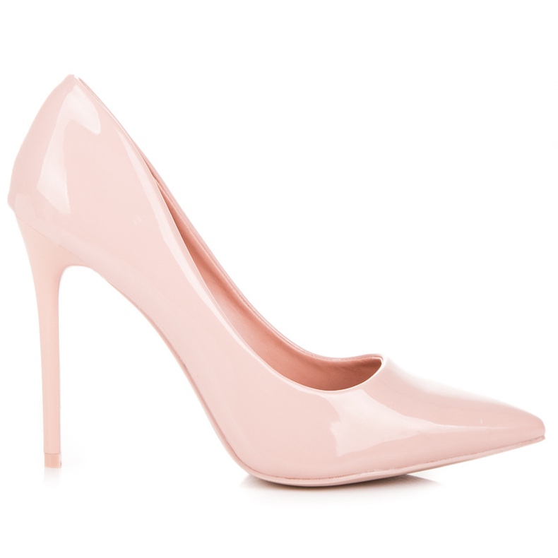 Seastar Sexiga lackade klackar rosa