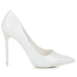 Seastar Sexiga lackerade höga klackar vit